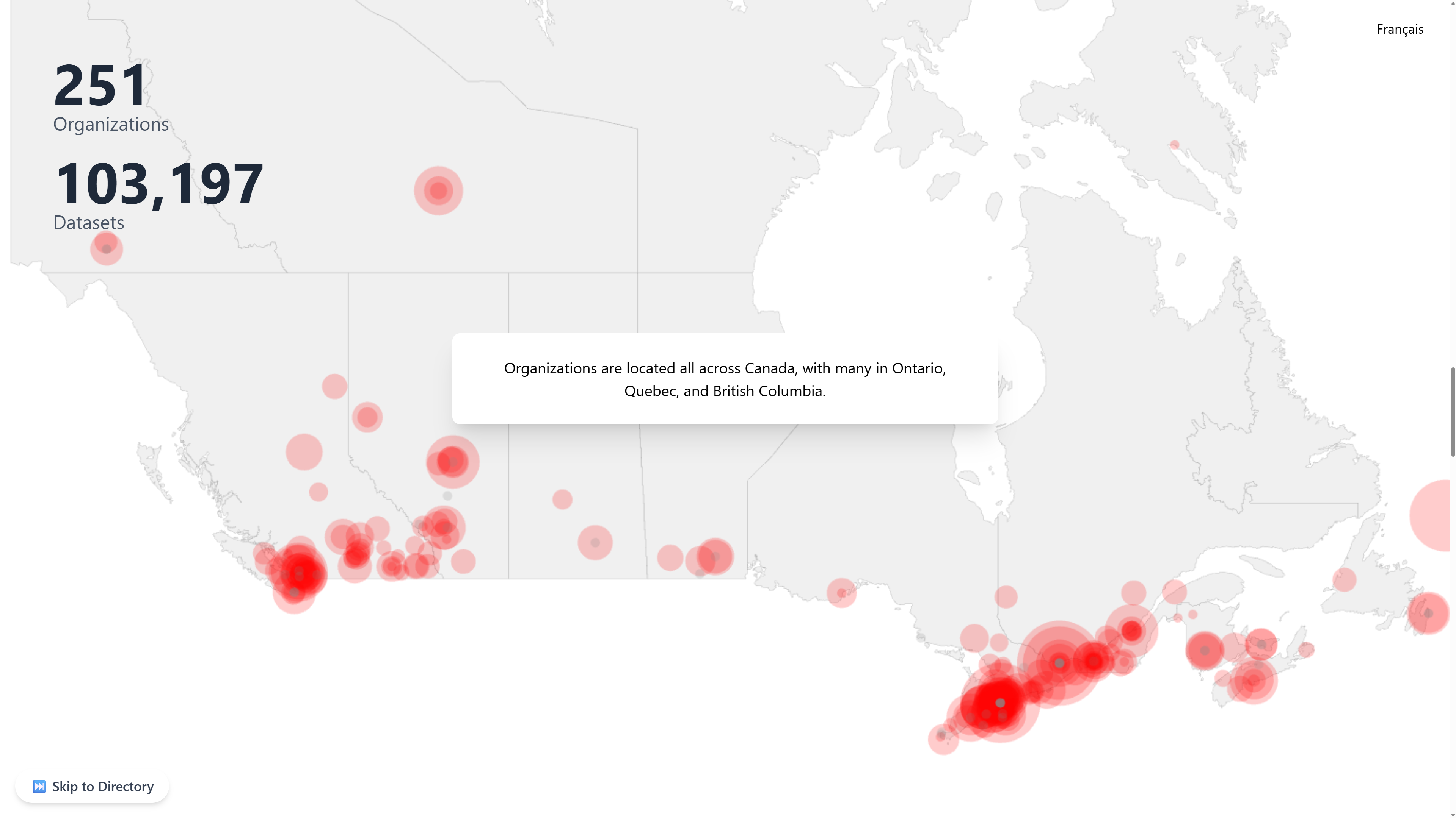 Canadian Open Data Directory