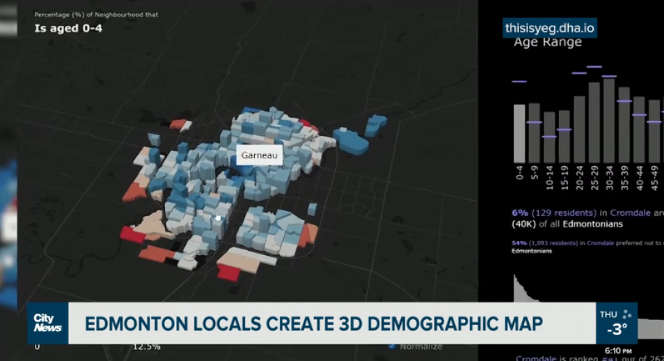 Edmonton Locals Create 3D Demographic Map